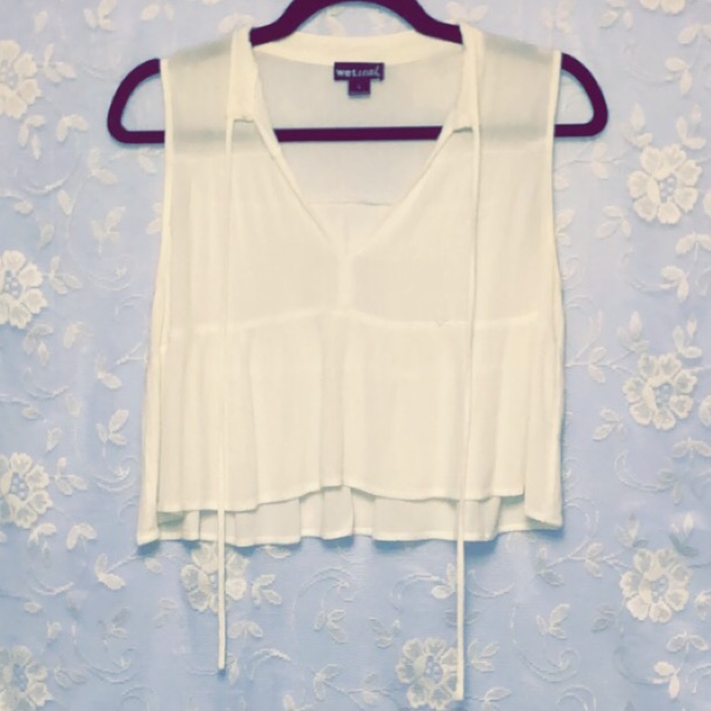 Wet Seal Cropped Tank